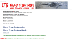 Desktop Screenshot of linguaterraebooks.nl