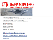 Tablet Screenshot of linguaterraebooks.nl